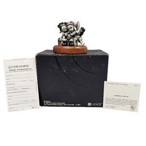 Mickey & Co.  Chilmark 1995 Annual Mickey Santa Surprise Santa  Pewter Figurine